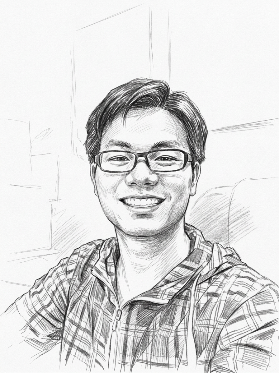 唐上永先生提供的素描头像